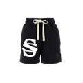 Black Logo sweatshorts