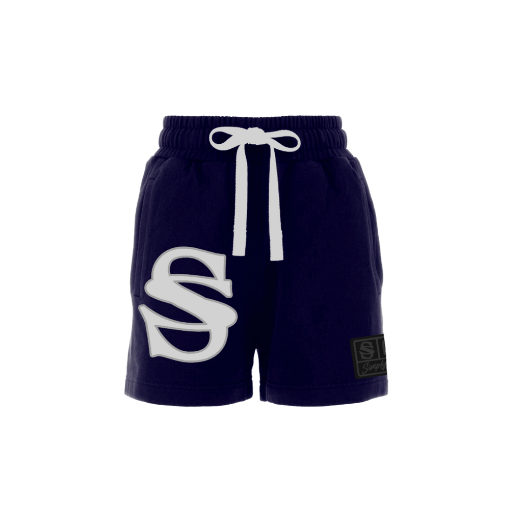 Navy Logo sweatshorts