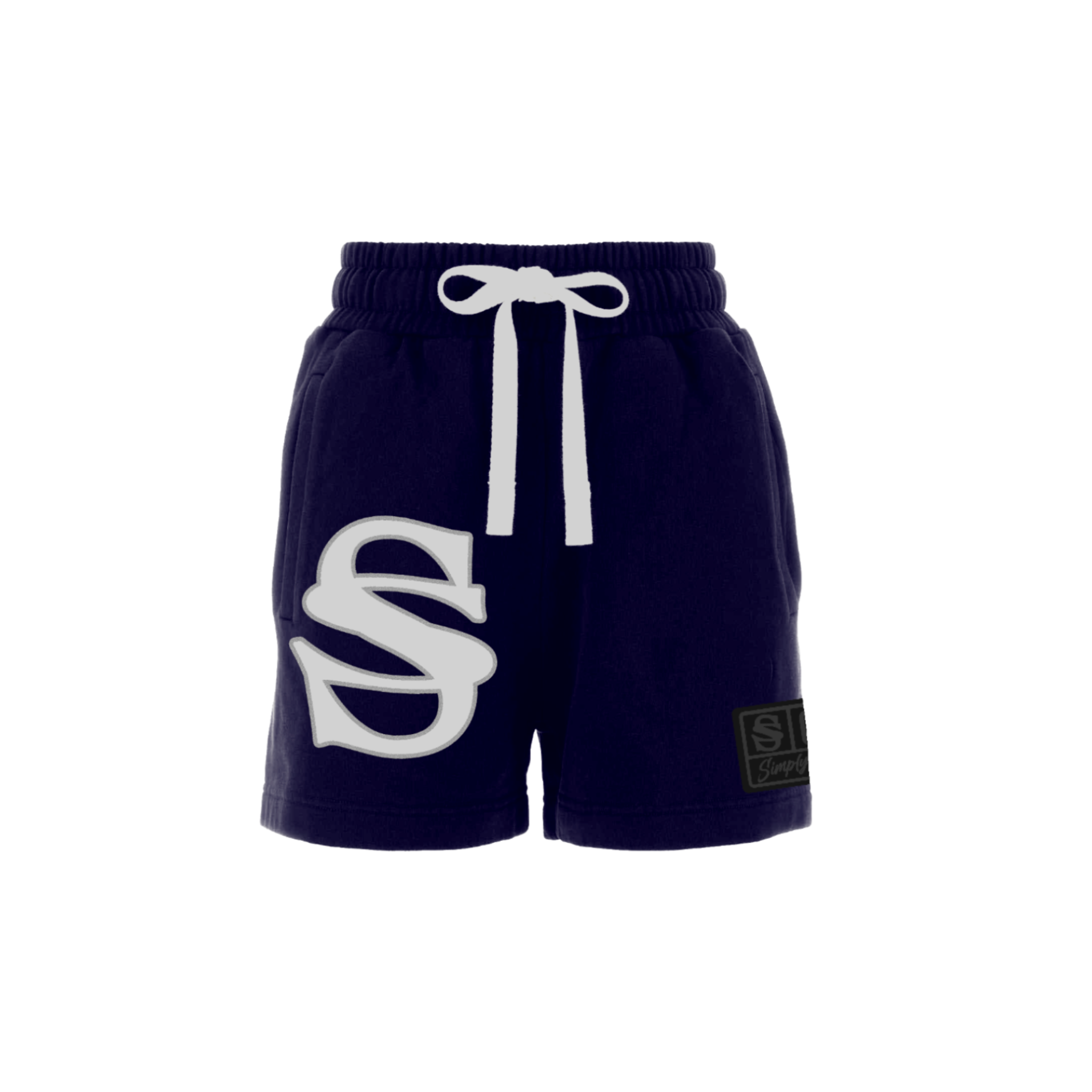 Navy Logo sweatshorts